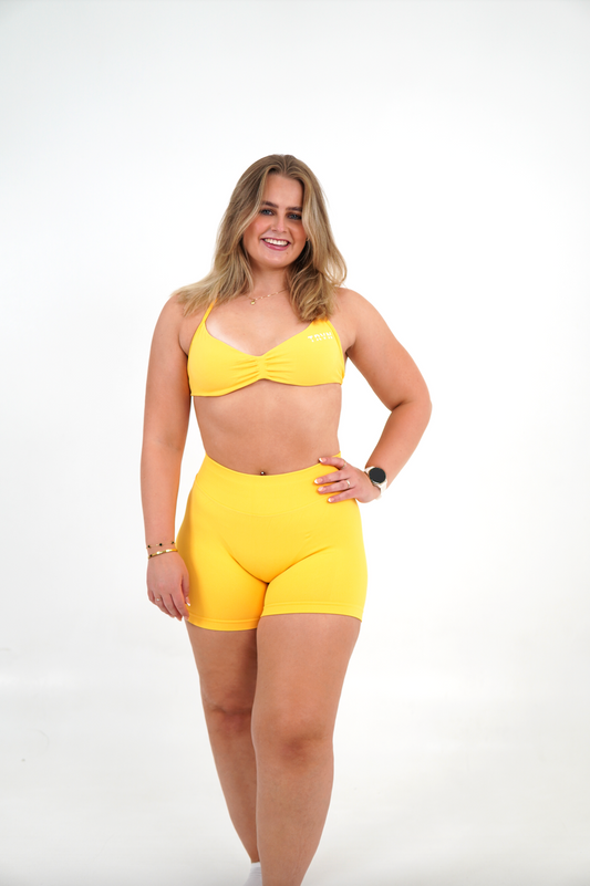 Peach Sorbet Strappy Bra