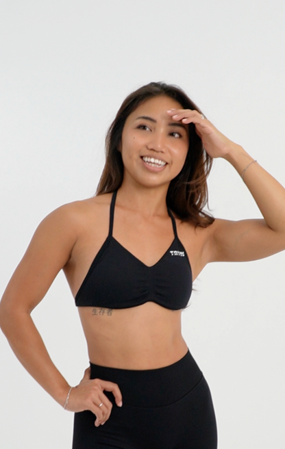 Obsidian Strappy Bra