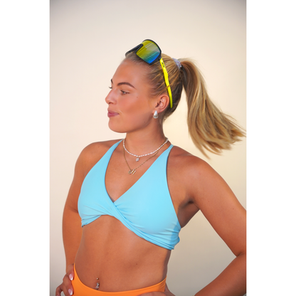 Twist top - Light blue