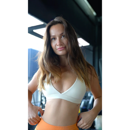 Triangle top - Beige