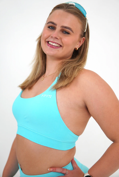 Fresh Mint Halter Bra